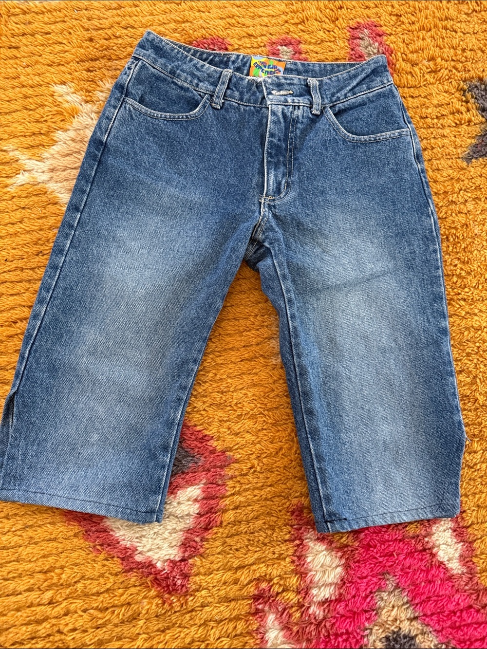 90s vintage Paris blues experience Bermuda denim short